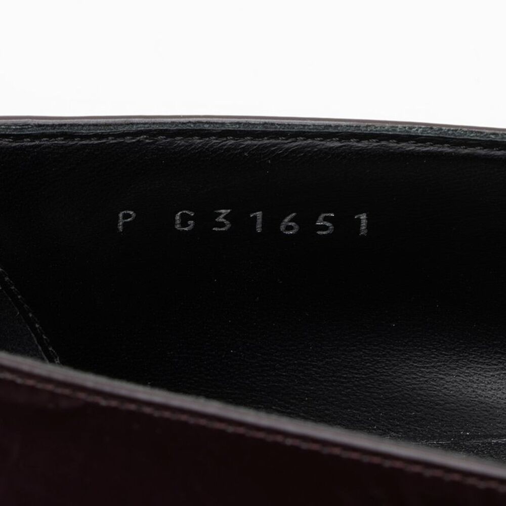 Chanel Crackled Goatskin CC Charm Cap Toe Loafers - Picture 4 of 8